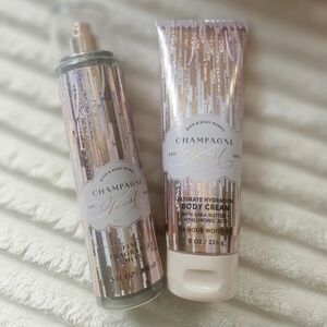 Bath & Body Works Champagne Toast Body Care Duo